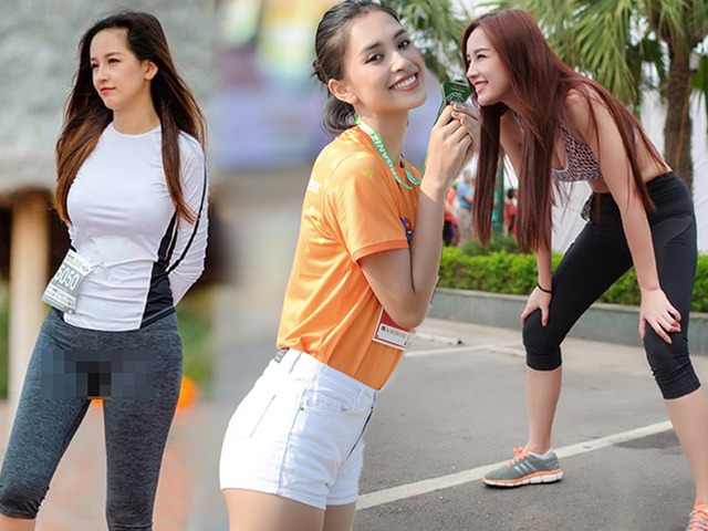 Khi chạy Miss Marathon: Tiểu Vy suýt lộ vòng 3, Mai Phương Thúy bị gọi tên nhiều nhất