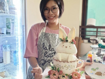 Học lỏm trên mạng, cô gái Hà Nội làm ra những chiếc bánh đẹp như tranh, người xem ngây ngất - Vimarsana News