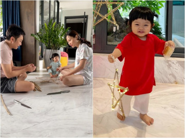 Sao Việt 24h: Con gái Cường Đô La cười tít mắt trước đồ chơi bố làm - Vimarsana News