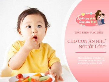 Bé mấy tuổi thì ăn như người lớn? Sớm hay muộn đều không tốt, BS mách thời điểm lý tưởng - Vimarsana News