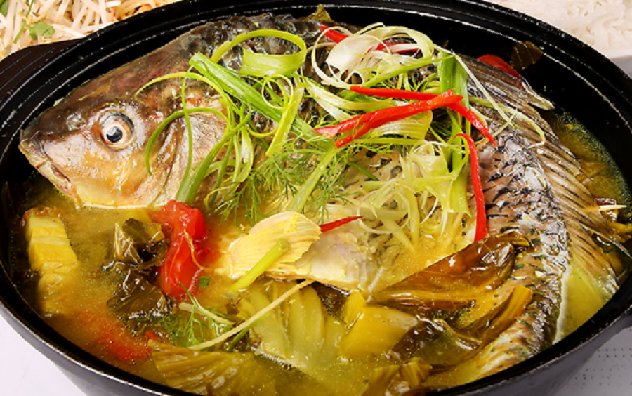 Cách nấu nướng cá chép vàng om dưa chua đơn giản và giản dị lại thơm và ngon, ăn hoài ko ngán - 10
