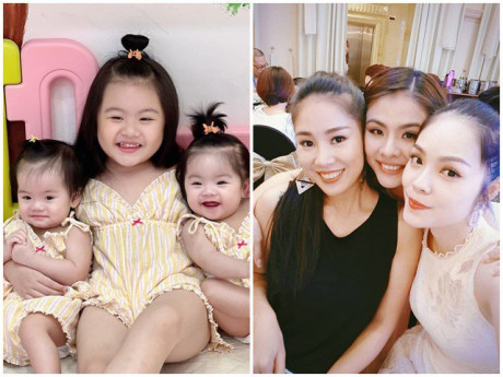 Nhìn 3 con gái dễ thương của Vân Trang, Lê Phương quyết sinh con thứ 3, đặt luôn tên độc lạ