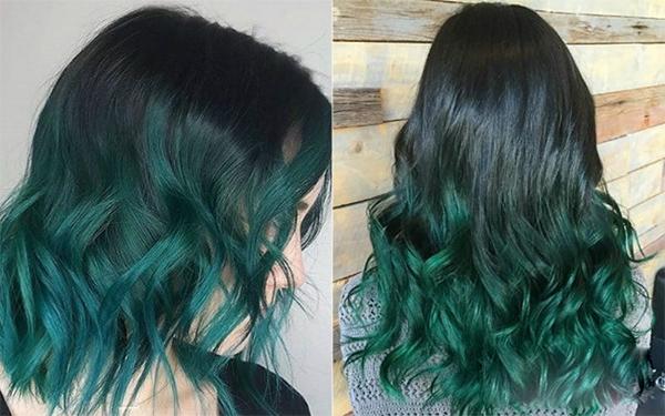 Tóc màu xanh rêu: Top 20 kiểu màu tóc đẹp trẻ trung hot nhất hiện nay - 7