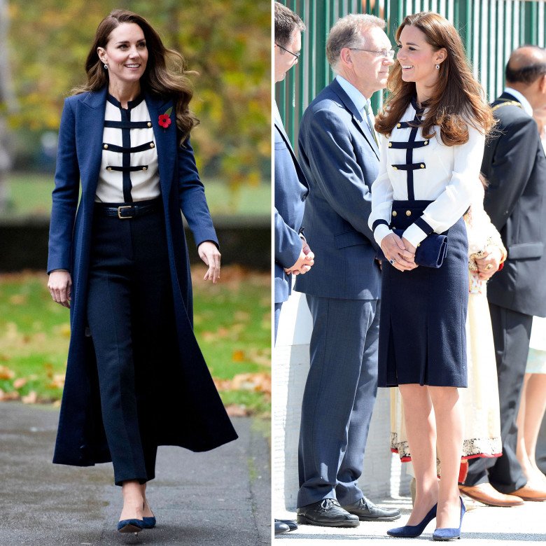 Công nương Kate mặc lại đồ cũ ba lần, giá hơn 40 triệu đồng, đẹp như mới mua - 10