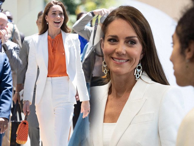 Công nương Kate mặc lại đồ cũ ba lần, giá hơn 40 triệu đồng, đẹp như mới mua