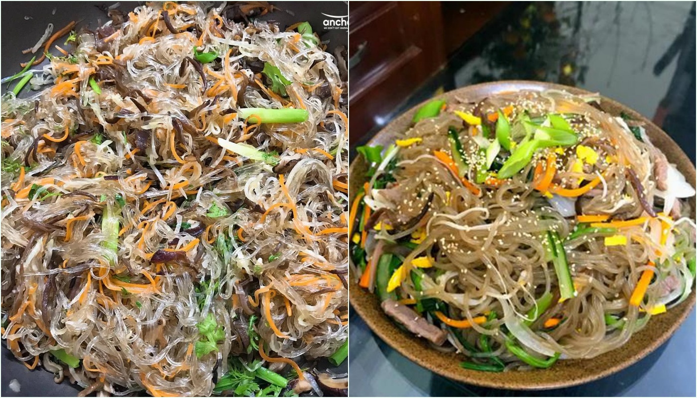 2 cách làm miến trộn chay kiểu Thái, Hàn Quốc cho mâm cỗ cúng rằm tháng 7 - 4