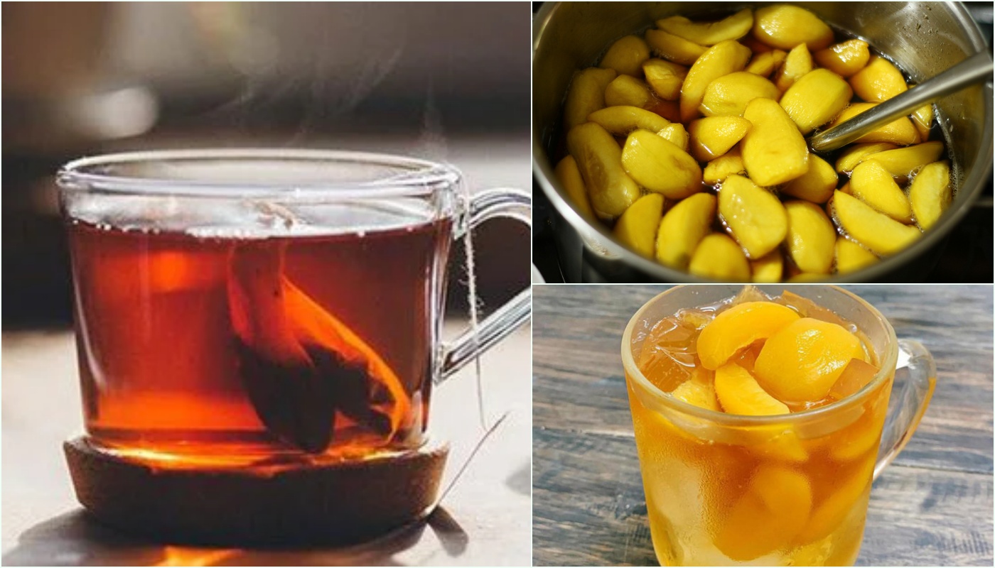 4 cách làm trà đào tươi ngon chuẩn vị uống một lần là mê - 7