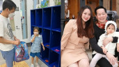 Con gái Phan Như Thảo giản dị trong ngày đầu đi học trường "sang chảnh", thái độ của đại gia Đức An gây chú ý