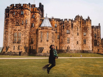 Lạc vào thế giới ma thuật trong Harry Potter với tòa lâu đài cổ Alnwick