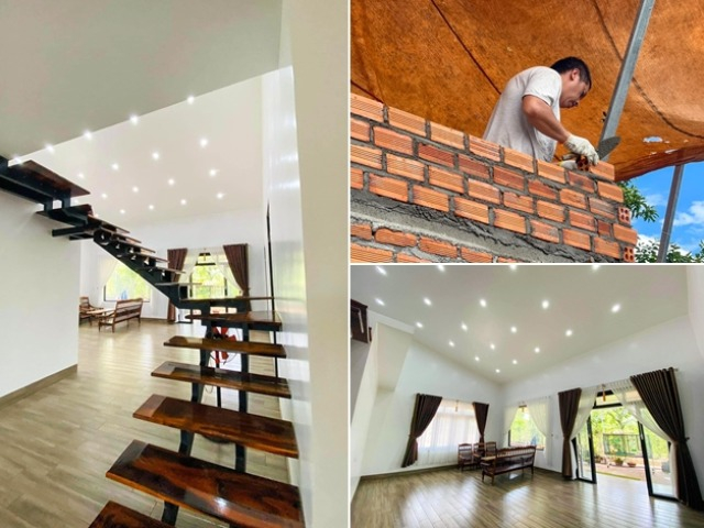 Nam nhân viên văn phòng Hà Nội về quê tự tay xây nhà cho bố vợ cả làng không ai có