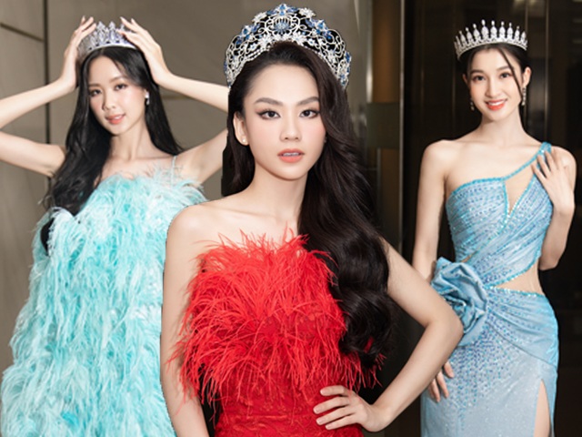 Chuyện váy áo của Top 3 Miss World Vietnam 2022 sau đăng quang: lộng lẫy, chỉn chu, đồng điệu