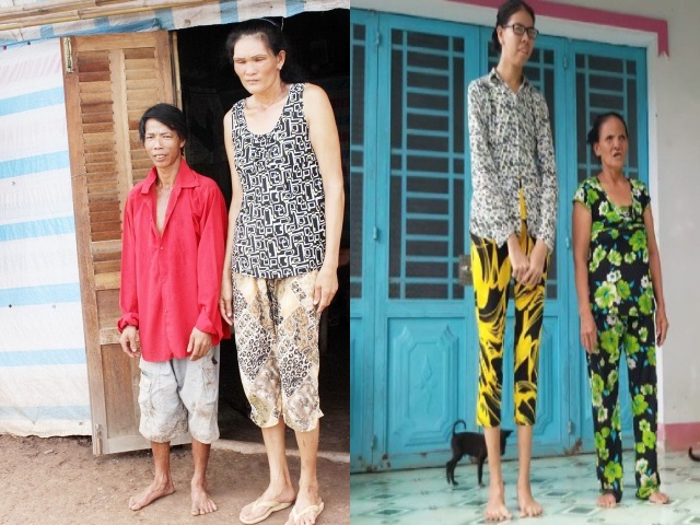 Hai người phụ nữ miền Tây sở hữu chiều cao siêu khủng lên tới hơn 2m, có nhiều điểm trùng hợp đến ngỡ ngàng