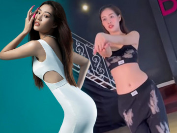 Hoa hậu Khánh Vân khoe trình dance cover, hết nhiệm kỳ nhưng body vẫn cháy