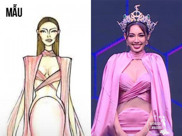 Hoa hậu Nguyễn Thúc Thuỳ Tiên diện đầm sai kiểu, stylist liền bóc phốt trên mạng xã hội
