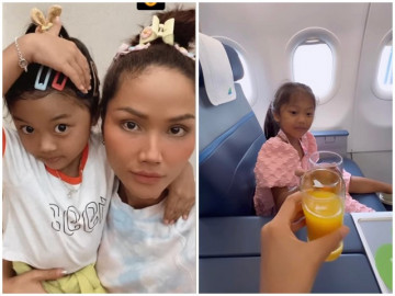 Con gái ở quê của H'Hen Niê đã 6 tuổi, được mẹ cho di chuyển bằng máy bay hạng thương gia