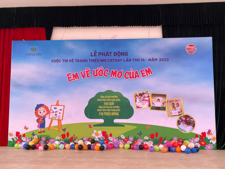 Cuộc thi vẽ tranh Cathay Life Việt Nam chứa đựng rất nhiều ước mơ của các em bé Việt Nam. Một sân chơi để các bé trải nghiệm, thể hiện tài năng và biểu đạt những suy nghĩ, cảm xúc của mình.