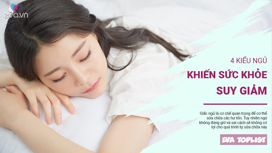 4 kiểu ngủ khiến sức khỏe suy giảm, tuổi thọ mong manh như tờ giấy