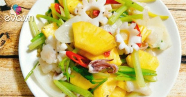 2 Cách làm mực xào với dứa và hành tây thơm ngon hấp dẫn đưa cơm cho cả nhà