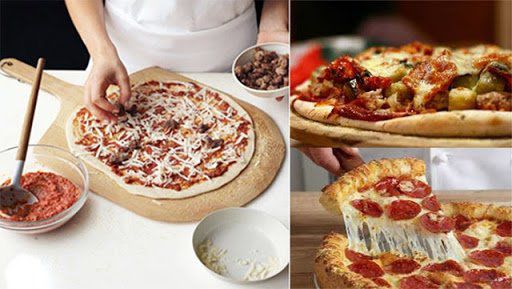 Cách thực hiện bánh pizza tận nhà đơn giản và giản dị thơm và ngon ko kém cỏi nhà hàng quán ăn - 7