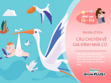 Truyện cổ tích: mái ấm mái ấm cò