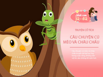 Truyện cổ tích tuy vậy ngữ: Cú mèo và châu chấu
