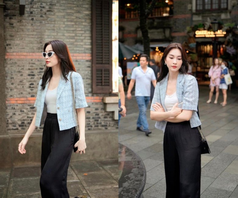 Mặc amp;#34;quần áo lộn xộnamp;#34; đi dạo phố Seoul, Hoa hậu Đặng Thu Thảo tạo amp;#34;nở mày nở mặtamp;#34; phong cách phụ nữ Việt - 6