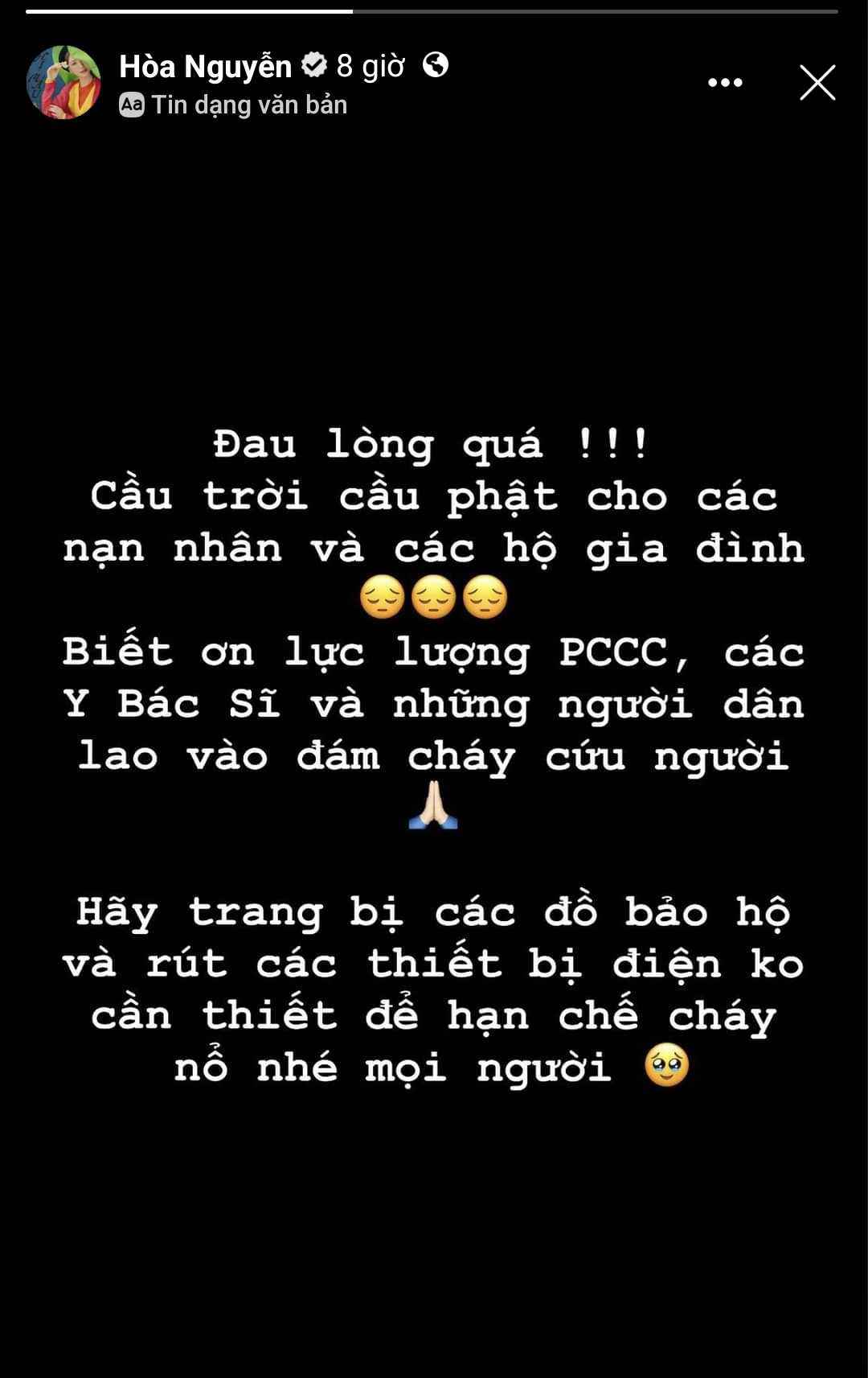 Sao Việt bàng hoàng, đau xót trước vụ cháy chung cư: MC Thành Trung thức trắng đêm dầm mưa tìm tung tích nạn nhân - 9