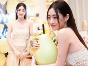 Hoa hậu Lương Thuỳ Linh diện áo cọng thun, khoe đường cong gợi cảm: “Mình làm đẹp theo lời bác sĩ”