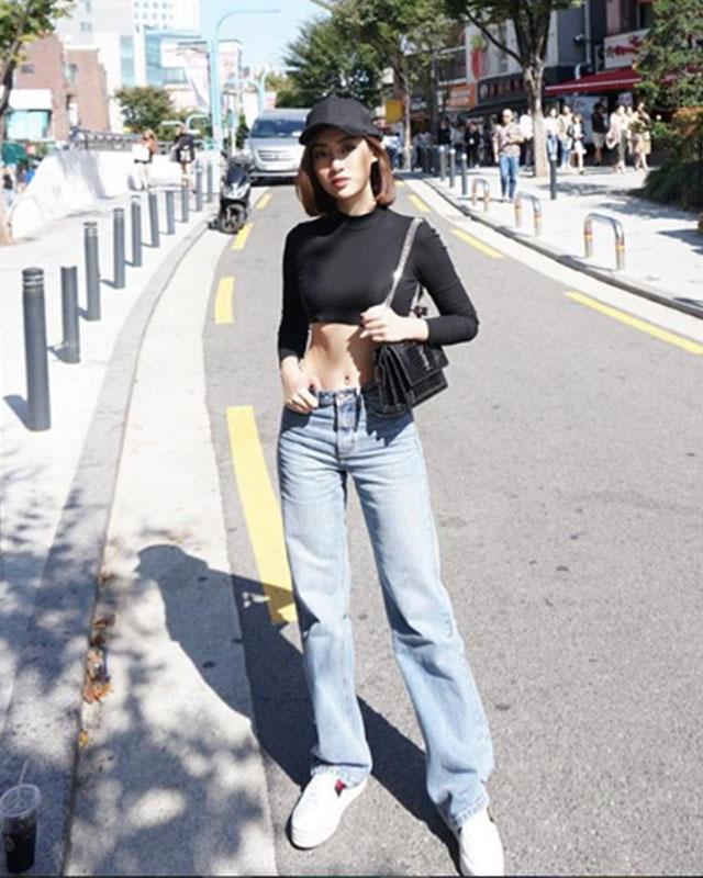 khoe vong eo be xiu, do my linh that su khien nguoi khac "nong mat" voi lan xuat hien nay - 2