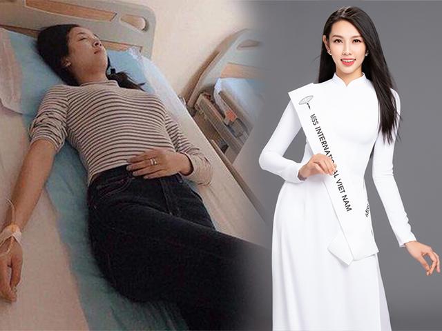 Nhập viện gấp để phẫu thuật, Á hậu Thúy An vụt mất cơ hội thi quốc tế