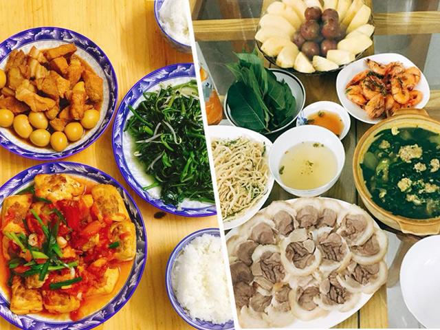 9x khoe những bữa cơm 2 người 200k