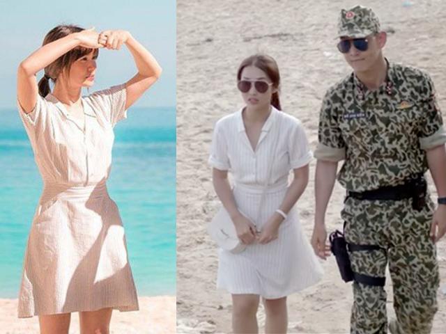 Trang điểm có thể thất bại nhưng Khả Ngân sao chép trang phục Song Hye Kyo cũng đỉnh đó chứ?!
