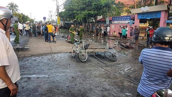 day dien trung the dut truoc cong truong, 6 hoc sinh thuong vong - 2