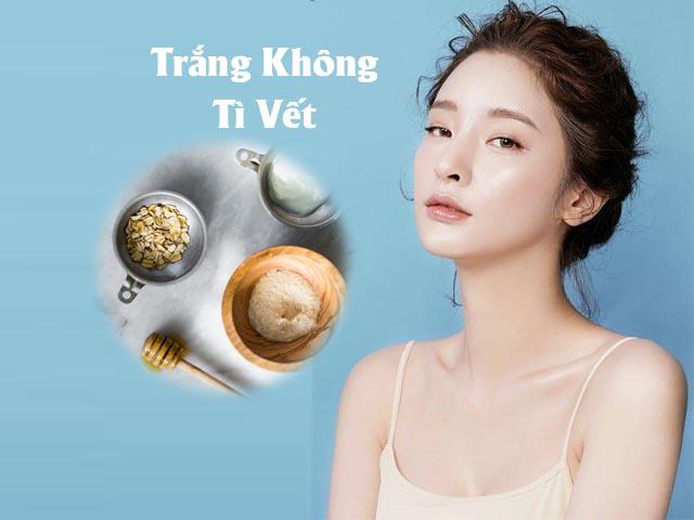 Làn da trắng không tì vết chỉ sau một tuần mà không cần dùng mỹ phẩm