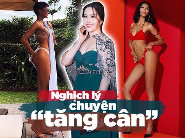 Nghịch lý chuyện tăng cân của mỹ nhân Việt: người được khen sexy hết nấc, người bị đồn có thai