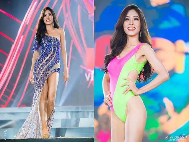 Á hậu Phương Nga ghi điểm nhờ yếu tố này trong bán kết Miss Grand International 2018