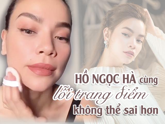 Khoe clip makeup chỉ trong 5 phút, Hồ Ngọc Hà lộ lỗi trang điểm không thể sai hơn