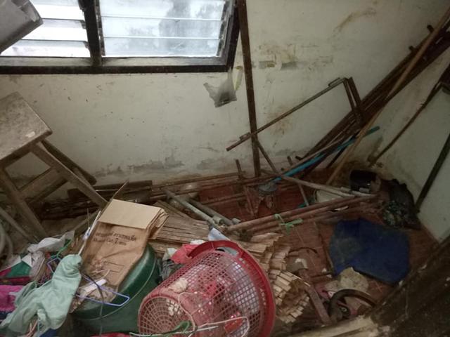 cho chong cu thue nha, nguoi phu nu khoc thet khi nhan phong nhu bai rac, bon cau den kit - 3