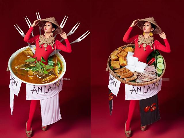 Niềm cảm hứng cho cộng đồng mạng những ngày qua: Bộ quốc phục bánh mì của H Hen Niê!