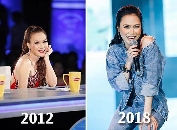 hai tam hinh chup cach nhau 6 nam, ban co phan biet duoc dau la my tam cua hien tai? - 7