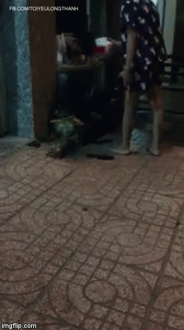 vo "xu" chong bang mu bao hiem, chui boi tham te: "tin tao danh may chet bay gio khong?" - 3