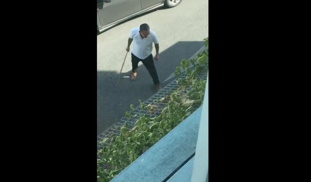 nghe tin con gai bi chong bao hanh, bo vo dich than vut con re toi boi ngay giua pho - 1