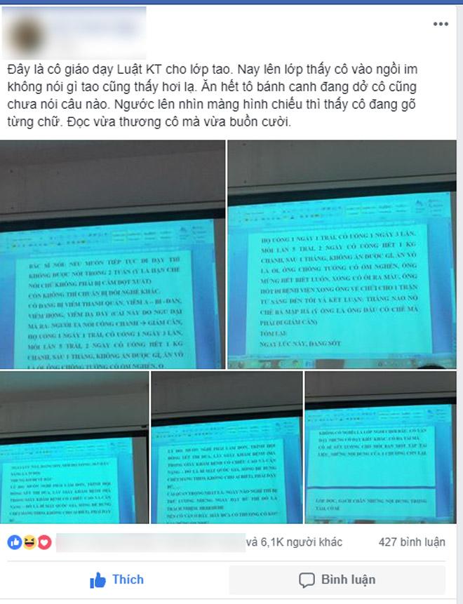 co giao den lop chi im lang, tu thu ly do khien ai cung bat ngo - 1