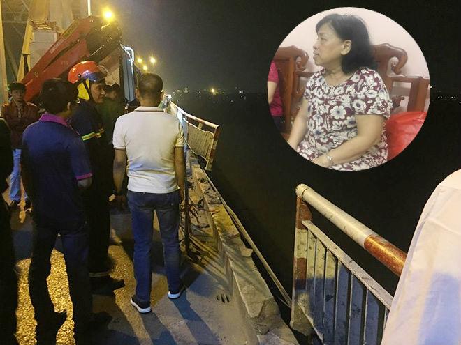 vu xe mercedes lao tu cau chuong duong xuong song: phat hien dau hieu bat thuong - 1