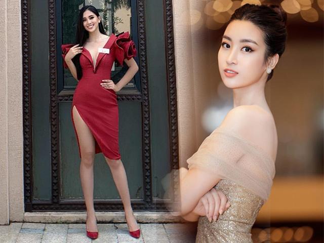 Tiểu Vy lần đầu diện váy xẻ đùi ở Miss World, Đỗ Mỹ Linh cũng phải kêu trời!