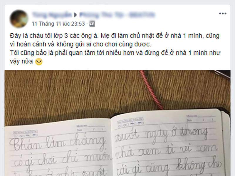 co be lop 3 chi thich di hoc khong muon o nha, ai nghe ly do cung gian bo me - 1
