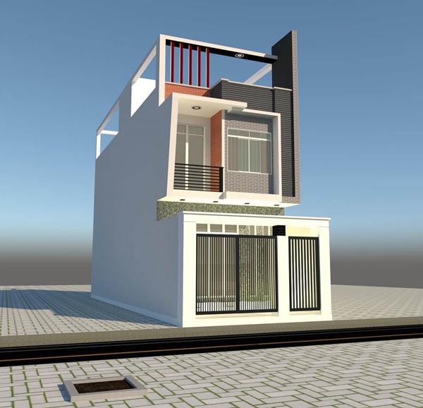 Thiết kế nhà 2 tầng có gác lửng tại Hà Nam – BT 21252 - KientrucKata