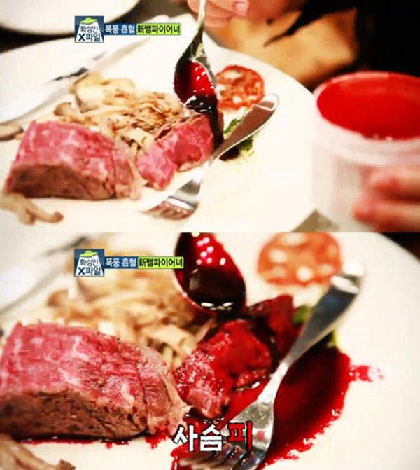 kinh hai voi hotgirl han quoc thich... tam mau tuoi, an thit song y het ma ca rong - 6