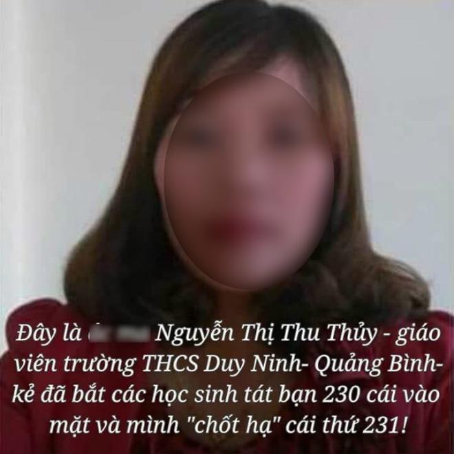 phan no hanh vi phi giao duc, dan mang truy tim facebook co giao tat hoc sinh 231 cai - 1