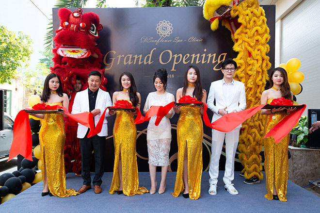 duong thuy linh, huyen my long lay mung sunflower spa – clinic ra mat cong nghe lam dep moi - 4